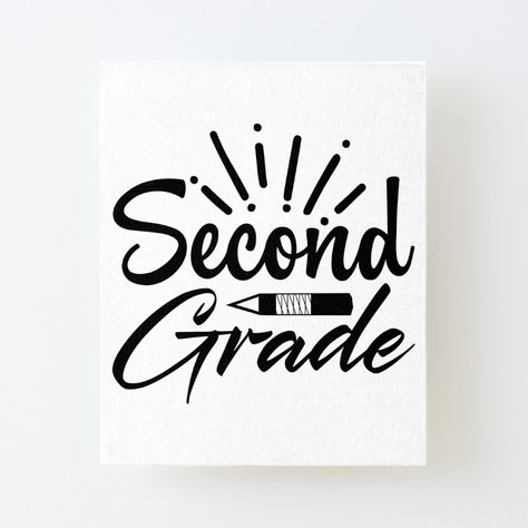 Get my art printed on awesome products. Support me at Redbubble #RBandME: https://www.redbubble.com/i/canvas-print/Second-Grade-Shirt-Fun-Gifts-for-Teachers-Students-and-Parent-Second-grade-outfit-School-gift-School-teacher-gift-Elementary-teacher-gift-Student-gift-Second-grade-student-by-Noemill/166578577.56DNM?asc=u Aesthetic Back To School Outfits, Second Grade Shirt, Elementary Teacher Gifts, Aesthetic Back To School, Outfit School, Back To School Aesthetic, School Teacher Gifts, Student Gift, School Aesthetic