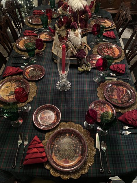 Ralph Lauren Christmas, Tartan Christmas, Christmas 2024, Let It Snow, Christmas Time, Tartan, Table Settings, Christmas Decorations, Ralph Lauren