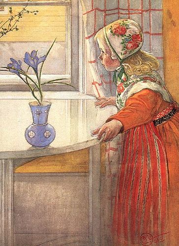 5524 | Country_doll | Flickr 동화 삽화, Carl Larsson, Looking Out The Window, Art Et Illustration, Arts And Crafts Movement, Childrens Art, Museum Of Fine Arts, Large Painting, Counted Cross Stitch Patterns