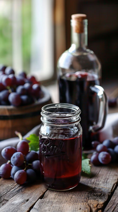 Homemade Wine Making: Dive into the art and science of creating your own wine at home, a process that’s both simple and rewarding.  Essential Ingredients: From selecting the right fruits like grapes, strawberries, and raspberries to understanding the role of sugar and yeast, discover the key components that go into making a delicious wine.  Storage and Aging: proper storage, from the initial bottling phase to aging, to ensure the best flavor and longevity of your homemade wine. Grape Wine Recipe, Make Wine At Home, Making Wine From Grapes, How To Make Wine, Homemade Wine Recipes, Muscadine Wine, Wine At Home, Strawberries And Raspberries, Wine Cocktail Recipes