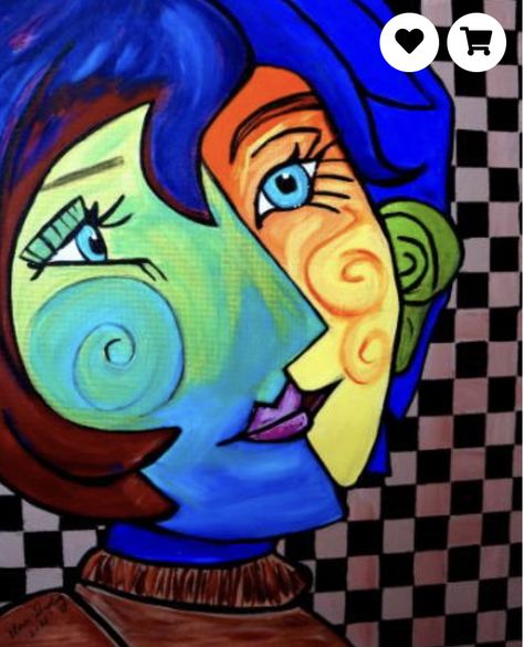 Cubist Portraits, Picasso Cubism, Picasso Portraits, Pablo Picasso Art, Pablo Picasso Paintings, Picasso Style, Paintings Famous, Picasso Paintings, Picasso Art