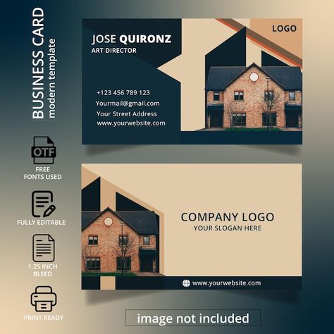 Business Card Real Estate, Visiting Card Creative, Real Estate Cards, Creative Real Estate, Agency Business Cards, Real Estate Business Card, Company Business Cards, Buisness Cards, Card Creative