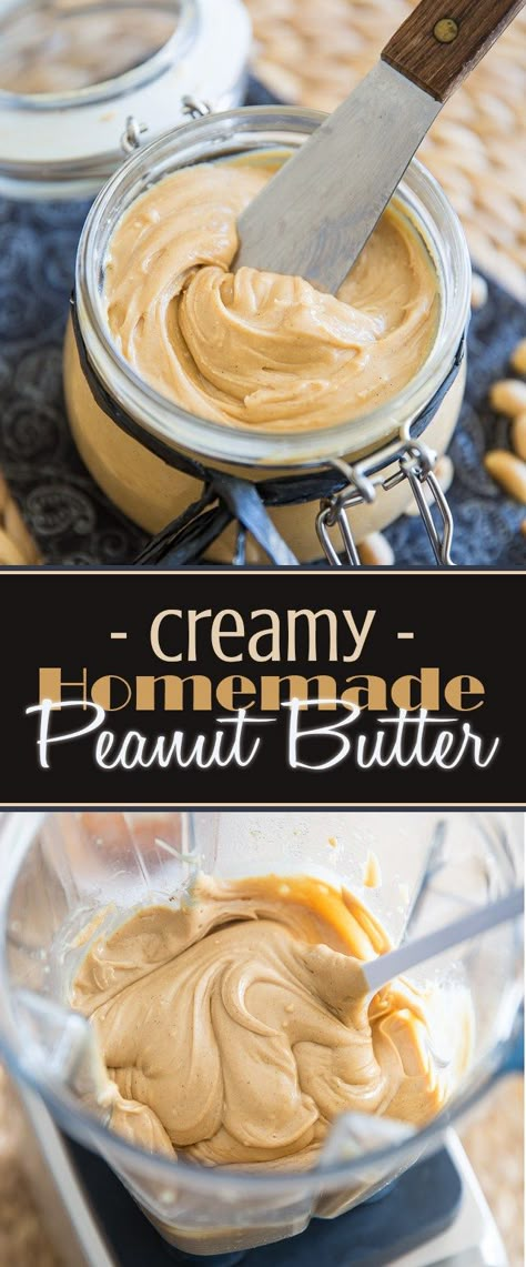 Homemade Creamy Peanut Butter Fresh Peanut Butter, Creamy Peanut Butter Recipes, Homemade Creamy Peanut Butter, Skippy Peanut Butter Recipes, Homemade Peanut Butter Recipes, Peanut Butter Diy Homemade, Peanut Butter Flavors, Sims Homestead, Peanut Butter Recipes Homemade