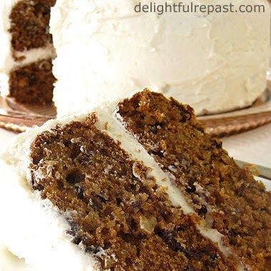 Prune Spice Cake / www.delightfulrepast.com Zucchini Carrot Cake, Potluck Recipes Dessert, Prune Cake, Prune Recipes, Carrot Zucchini, Zucchini Carrot, Cake Carrot, Ice Cream Sandwich Cake, Potluck Desserts