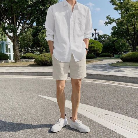 What To Wear On A Night Out For Men – OnPointFresh Korean Men Style Outfits Summer, Summer Aesthetic Fits Men, Minimalist Style Men Summer, Korean Men Summer Outfit, Shirt And Shorts Outfit Men, Boyfriend Outfit Men, Korean Fashion Men Summer, Korean Summer Outfits Men, Outfit Cowo