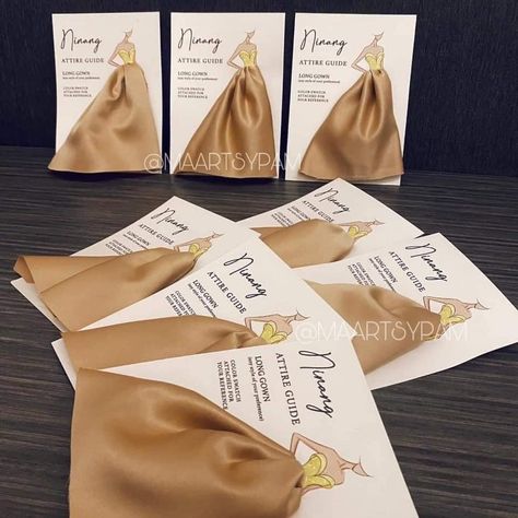 Principal Sponsor Proposal Card, Principal Sponsor Gift Ideas, Principal Sponsors Gown, Copper Wedding Invitations, Filipiniana Wedding Theme, Wedding Motif, Filipiniana Wedding, Philippine Wedding, Wedding Entourage