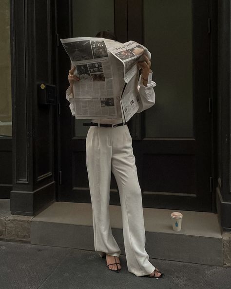 Newspaper, A Woman, Reading, Tumblr, On Instagram, Instagram