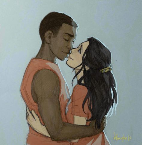 Charles Beckendorf x Silena Beauregard - Tumblr 2013 PJO ship weeks, Week 2: Charlena // art by Burdge Silena Beauregard, Zio Rick, Team Leo, Frank Zhang, Piper Mclean, Jason Grace, Trials Of Apollo, Leo Valdez, Kane Chronicles