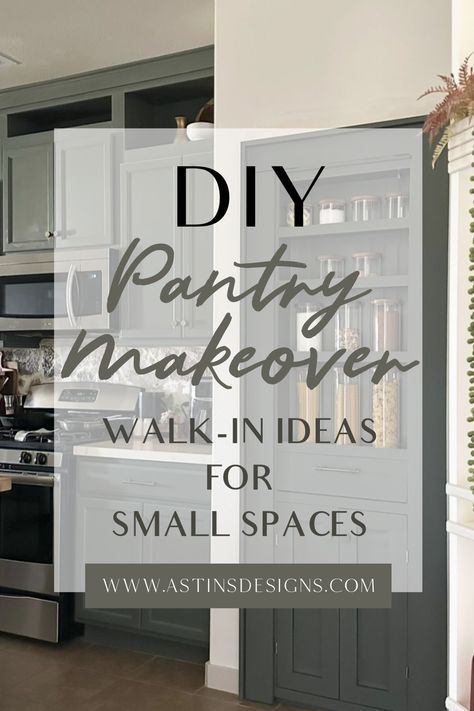 Looking to update your pantry on a budget? This small walk-in pantry remodel guide offers creative DIY ideas, practical tips, and clever design solutions to maximize your space. Discover how adding cabinets and unique finishes can elevate your pantry to the next level. Click through for inspiring before-and-after photos and start planning your own pantry remodel! Pantry On A Budget, Diy Pantry Makeover, Small Walk In Pantry, Walk In Pantry Ideas, Dog Food Container, Pantry Remodel, Pantry Makeover, Diy Pantry, Small Pantry