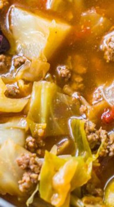 ONE POT HAMBURGER CABBAGE SOUP Hamburger Cabbage Soup, Hamburger Cabbage, Hamburger Macaroni Soup, Cabbage Hamburger Soup, Supper Casseroles, Beef And Cabbage Soup, Hamburger Vegetable Soup, Hamburger And Potatoes, Cabbage Stew