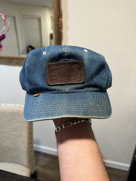 Vintage 1990’s Levi’s Orange Tab Denim SnapBack Leather Patch | Grailed Levis Vintage Clothing, Best Caps, Vintage Cap, Denim Patches, Leather Patches, Men's Accessories, Vintage Levis, Vintage Tags, Accessories Shop