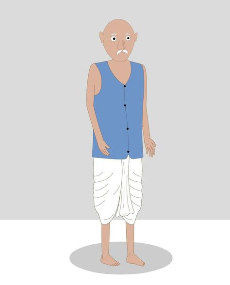 Village old man three quarter view cartoon character design Free Cartoon Characters, Boy Cartoon Characters, King Cartoon, 2d Character Animation, S8 Wallpaper, English Stories For Kids, Man Cartoon, Scene Drawing, Vector Character Design