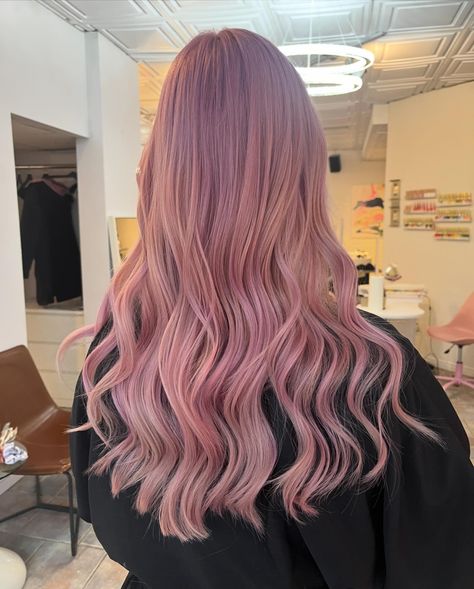 summer pink 💝 . . #montrealhair #montrealhairstylist #montrealhairdresser #pinkhair #montrealpastelhair Mauve Pink Hair, Mauve Hair, Black Hair Dye, Hair Color And Cut, Pastel Hair, Hair Dresser, New Hair Colors, Mauve Pink, Hair Dye