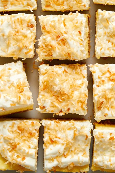 Coconut Cheesecake Bars Cheesecake Bars 9x13, Coconut Cheesecake Bars, Key Lime Cheesecake Bars, Creme Brulee Cheesecake Bars, Cranberry Cheesecake Bars, Pudding Bar, List Of Desserts, Sopapilla Cheesecake Bars, Oreo Cheesecake Bars