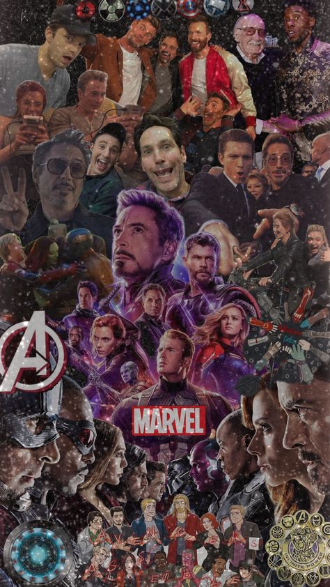 #avengers #avengersassemble #marvelstudios #mcu #films #actors #collage #fyp Marvel Fanart Comics, Marvel Posters Avengers, Marvel Collage Wallpaper, Marvel Cast Wallpaper, Avengers Wallpaper Iphone, Marvel Avengers Wallpaper, Avengers Lockscreen, Mcu Wallpaper, Marvel Collage