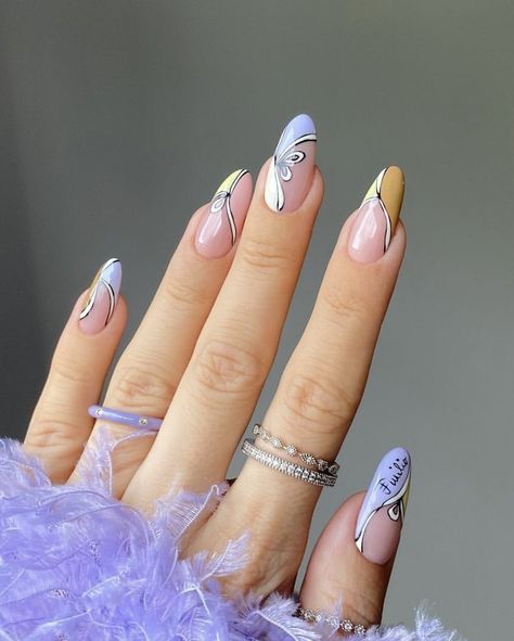 2023 Spring Nails, Trendy Nail Designs, Inspired Nails, Trendy Nail Design, Trendy Nail, Gorgeous Nails, Emilio Pucci, Nail Inspiration, Nails Inspo