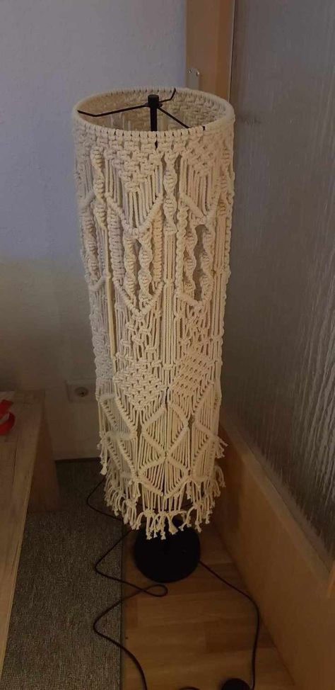 Long Lampshade, Macrame Lamps, Macrame Lantern, Macrame Lamp Shade, Macrame Chandelier, Macrame Lamp, Macrame Chairs, Macrame Headboard, Makramee Diy