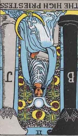 The High Priestess Tarot Card Meaning - Major Arcana - TarotLuv High Priestess Reversed, The Empress Reversed, Free Tarot Reading Online, The High Priestess Tarot Card, Priestess Tarot Card, The High Priestess Tarot, High Priestess Tarot, Divine Tarot, Free Tarot Cards