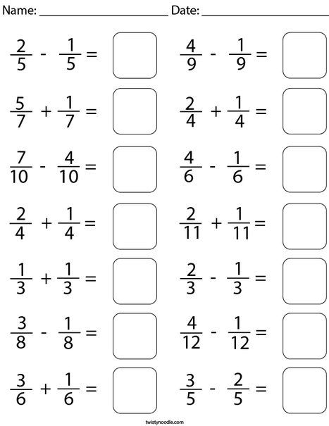 Maths Fractions Worksheets, 3rd Grade Fractions Worksheets, Grade 4 Math Worksheets, Fractions Worksheets Grade 3, Simple Fractions Worksheets, Adding Subtracting Fractions, Free Fraction Worksheets, Add Fractions, Math Worksheets For Kids