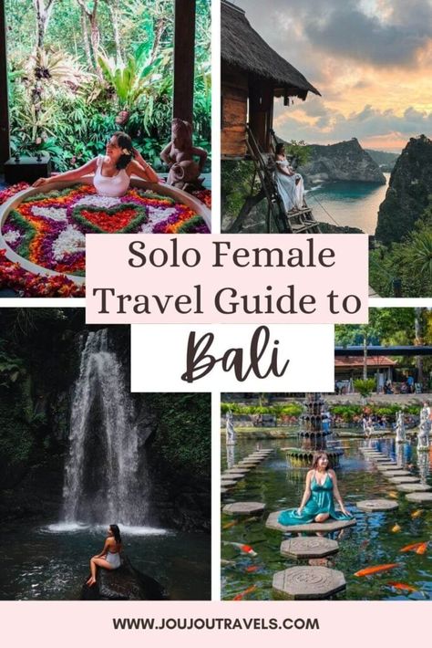 Bali Solo Travel Guide: Why Bali is Safe to Travel Alone! - jou jou travels Bali Solo Female Travel, Bali Travel Aesthetic, Bali Hiking, Bali Spiritual, Bali Places To Visit, Bali Places, Lovina Bali, Travel To Bali, Travel Consultant