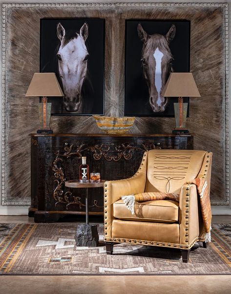 Wrap Yourself in Western Charm: Best Quilt, Comforter, and Bedding Sets for a Stylish Bedroom Makeover Gothic Western Art, Barndo Decor, Modern Western Home, Western Living Room Furniture, Canvas Horse Art, Boot Wall, Western Chair, Western Office, Horse Home Decor