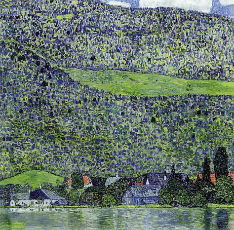 Gustav Klimt Litzlberg on the Attersee, 1915 110 x 110 cm Oil on canvas Museum der Moderne, Salzburg Art Klimt, Gustav Klimt Art, Istoria Artei, Klimt Paintings, Klimt Art, Vienna Secession, Paul Gauguin, Pierre Auguste Renoir, Oil Painting Reproductions