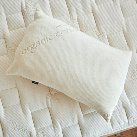 Naturepedic Solid Organic Latex Pillow | Latex Organic Cotton Pillows, Baby Crib Mattress, Adjustable Bed Frame, Kids Mattress, Latex Pillow, Organic Bedding, Organic Pillow, Bedding Basics, Pillow Fabric