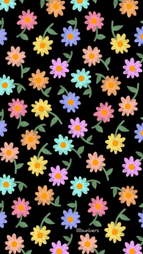 Colorful flowers wallpaper for iphone and android Colorful Flower Wallpaper Iphone, Iphone Wallpaper Flowers, Colorful Flowers Wallpaper, Floral Watches, Vintage Flowers Wallpaper, Wallpaper Flowers, Fruit Wallpaper, Witchy Wallpaper, Drawing Wallpaper