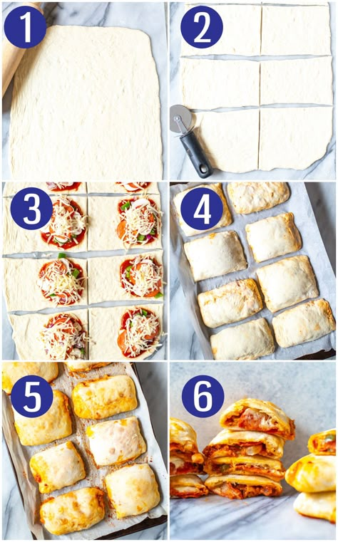 Home Diy Frozen Pizza Freezer Meals, Pizza Pockets Homemade Freezer, Freezer Hot Pockets, Pocket Pizza Recipe, Freezer Bread Recipes, Diy Freezer Snacks, Homemade Freezer Snacks, Diy Hot Pockets Easy, Grab And Go Freezer Meals