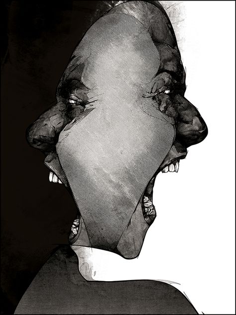 Anger Art, Communication Illustration, Art Alevel, Communication Art, Gcse Art, A Level Art, Anger, Antonio Mora Artwork, Cool Art