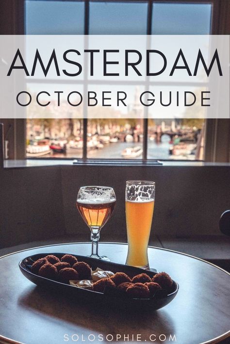 Amsterdam In October, Fun Bars, Amsterdam Itinerary, Heineken Experience, Fall Tones, Netherlands Travel, Amsterdam Travel, Amsterdam City, Hotel Price