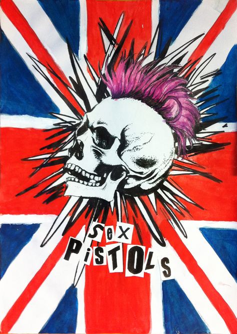 Punk Rock Wallpaper, Punk Artwork, Rock Artwork, Art Punk, British Punk, Rock N Roll Art, Music Art Print, Punk Culture, Rock Band Posters