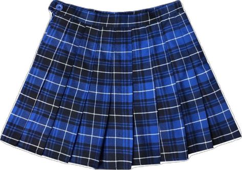 Png Skirt, Emo Skirt, Skirt Png, Plaid Tennis Skirt, House In Texas, Blue Plaid Skirt, Kids Winter Fashion, Png Clothes, High Waisted Pleated Skirt