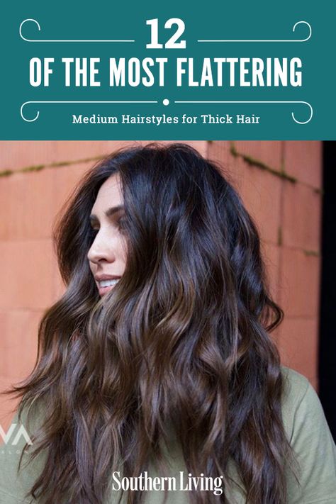 Thick Hair Ideas Hairstyles, Thick Layered Long Hair, Womens Haircuts Thick Hair Long, Haircuts For Thick Coarse Wavy Hair, Chest Length Haircut For Thick Hair, Thick Coarse Hairstyles Long, Long Hairstyles For Thick Hair Wavy, Thick Brown Hair Cuts, Haircuts For Coarse Thick Hair