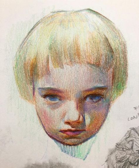 Chris Hong Art, Color Pencil Illustration, Rennaissance Art, Colour Pencil, Arte Sketchbook, Arte Inspo, Ap Art, Sketchbook Inspiration, Sketch Painting