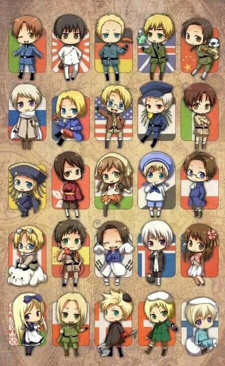 Hetalia characters and their flags Groups Poster, Hetalia Characters, Hetalia Axis Powers, Axis Powers, Country Art, Hetalia, Favorite Character, Les Oeuvres, Manga Anime