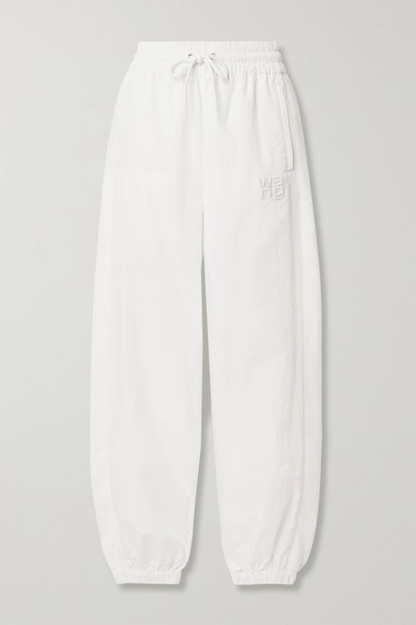 White Sweatpants, Dream Clothes, Teen Fashion, Net A Porter, Alexander Wang, Aesthetic Clothes, Track Pants, Drawstring Waist, Trendy Outfits