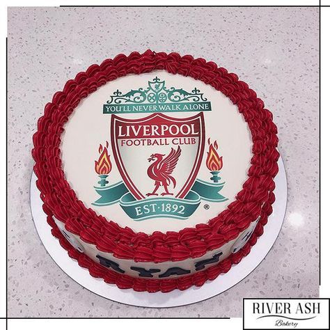 Liverpool Cake, Wedding Boards, Cake Bakery, Walk Alone, Themed Birthday Cakes, You'll Never Walk Alone, Liverpool Football Club, Liverpool Football, Walking Alone