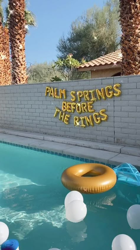 Palm Springs Bach, Desert Bachelorette Party, Palm Springs Bachelorette Party, Mexico Bachelorette, Bachelorette Pool Party, Bachelorette Inspo, Bachelorette Weekend Itinerary, Palm Springs Bachelorette, Bachelorette Bachelor Party