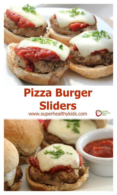 Burger Sliders Recipes, Beef Sausage Recipes, Pizza Burger, Lo Carb Recipes, Burger Sliders, Pizza Burgers, Pizza Sauce Homemade, Slider Recipes, Edible Food