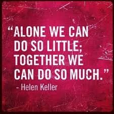 United We Stand - Divided We Fall — L.I.V.E. True Helen Keller Quotes, Team Quotes, Teamwork Quotes, Helen Keller, Teacher Quotes, Leadership Quotes, Work Quotes, Education Quotes, Quotable Quotes