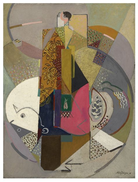 Albert Gleizes Albert Gleizes, Art Deco Portrait, Francis Picabia, Modern Art Movements, Cubist Art, Avant Garde Art, Afrikaanse Kunst, Guggenheim Museum, European Paintings