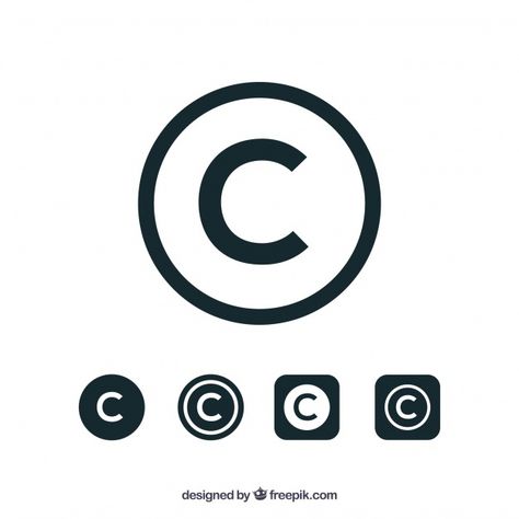 Copyright symbol in flat style Free Vect... | Free Vector #Freepik #freevector #logo #sign #flat #symbol Copyright Logo, Bape Wallpaper Iphone, Tattoo Canvas, The Finder, Copyright Symbol, Psd Icon, Graphic Editing, Flat Style, Free Vectors