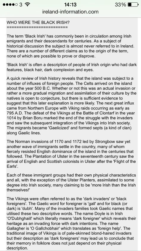 The Black Irish, proud to be a dark foreigner. Irish Things, Black Irish, Irish Eyes, Irish Celtic, Proud To Be, A Blessing, The Black, Scotland, Black