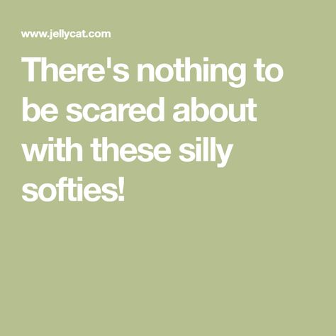 There's nothing to be scared about with these silly softies! Bugs And Insects, Stuffed Toys, Soft Toys, Softies, Soft Toy, Bugs, Insects, Toys, Books