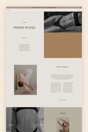 25 Inspirational Squarespace Websites for Wellness Niche Pilates Website Design, Pilates Website, Pilates Branding, Pilates Studio, Squarespace Website, Personal Branding, Pilates, Website Design, Branding