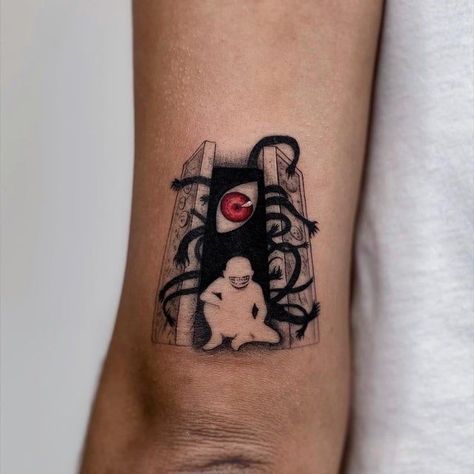 Fullmetal Alchemist Truth Tattoo, Gate Of Truth Fma Tattoo, Gate Of Truth Fma, Fma Brotherhood Tattoo, Tattoo Ideas Metal, Fma Tattoo Ideas, Full Metal Alchemist Brotherhood Tattoo, Small Tattoos Anime, Fullmetal Alchemist Brotherhood Tattoo