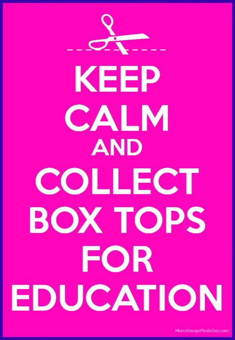 Box Tops For Education Ideas, Box Tops Contest, Pta Bulletin Boards, Calm Box, Pta Fundraising, School Pto, Pta School, School Boxes, School Bulletin Boards