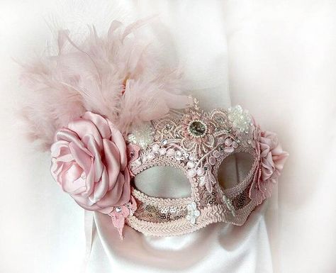 Morning Flower Blush Wedding Mask Mardi Gras Masks | Etsy Pink Masquerade Mask, Masquarade Mask, Wedding Masquerade, Masquerade Mask Diy, Gold Masquerade Mask, Black Masquerade Mask, Lace Masquerade Masks, Masquerade Theme, Venetian Masquerade Masks