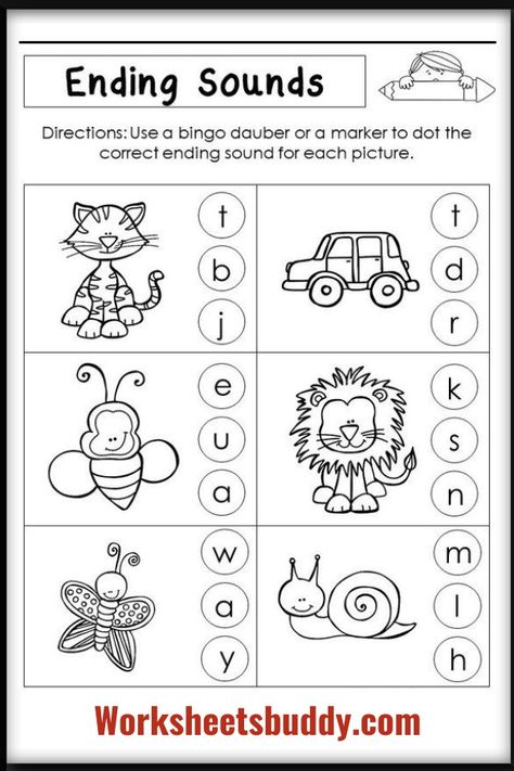 Ending Sounds Worksheets For Kindergarten With Pictures Ending Sound Worksheet, Ending Sound Worksheets For Kindergarten, End Sounds Worksheets Free, Ending Sounds Worksheets, Ending Sounds, Ending Sounds Worksheets Free Kindergarten, Ending Sounds Worksheets Free, Letter Recognition Worksheets, English Worksheets For Kindergarten